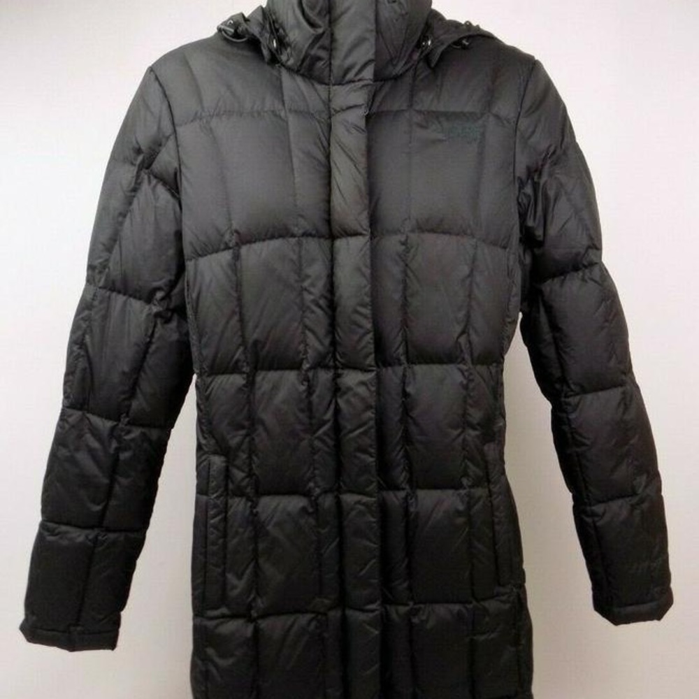 North Face hooded quilted parka